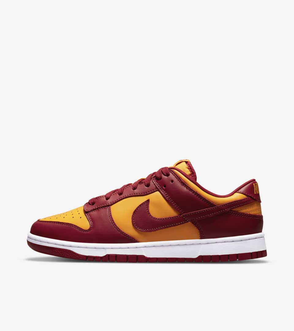 maroon and gold dunks
